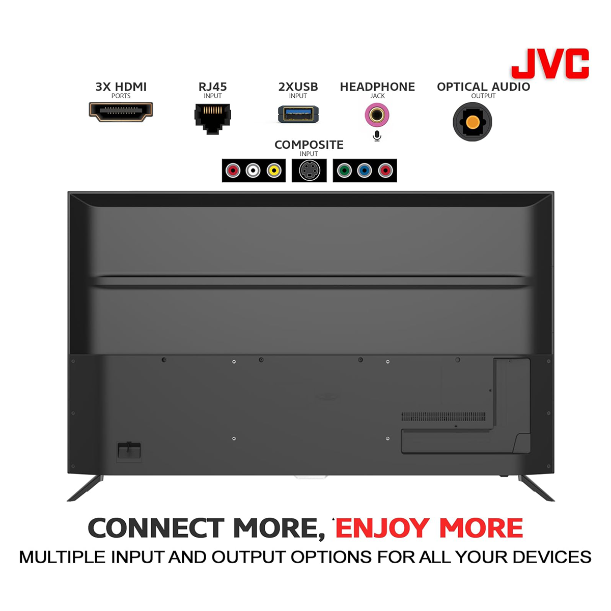 JVC 43 inch Smart TV, 4K UHD  Android 11 LED TV AV-H437115A17