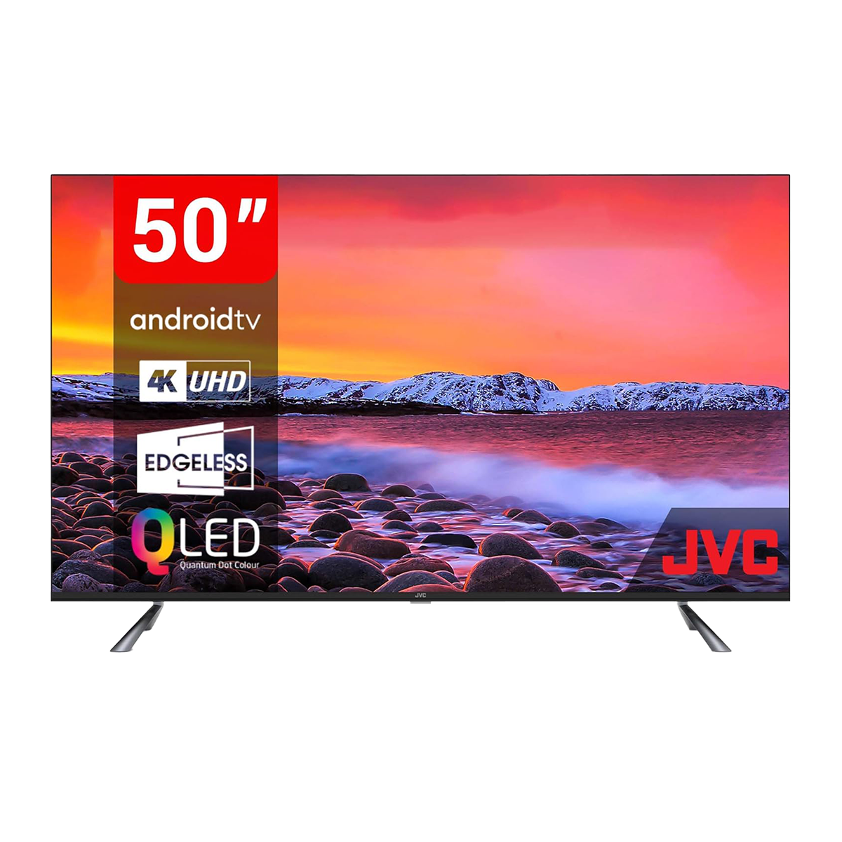 JVC 50 Inch Smart TV | 4K UHD Android TV with QLED AV-HQ507115A11