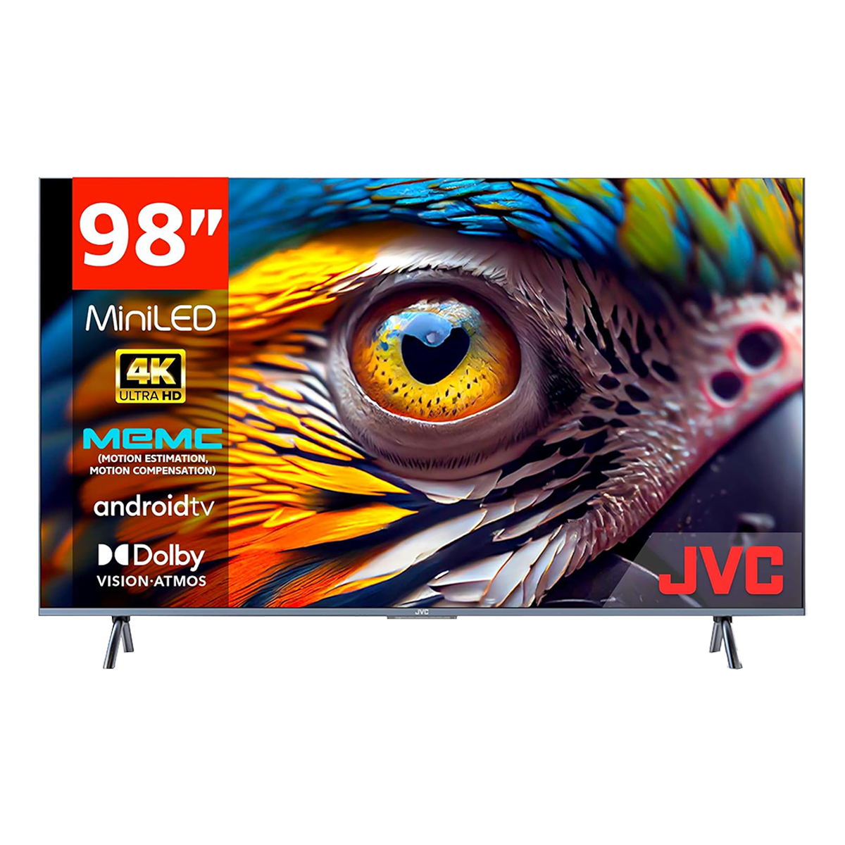 JVC 98 inch UHD 4K miniLED Smart Android TV  AV-J987145A