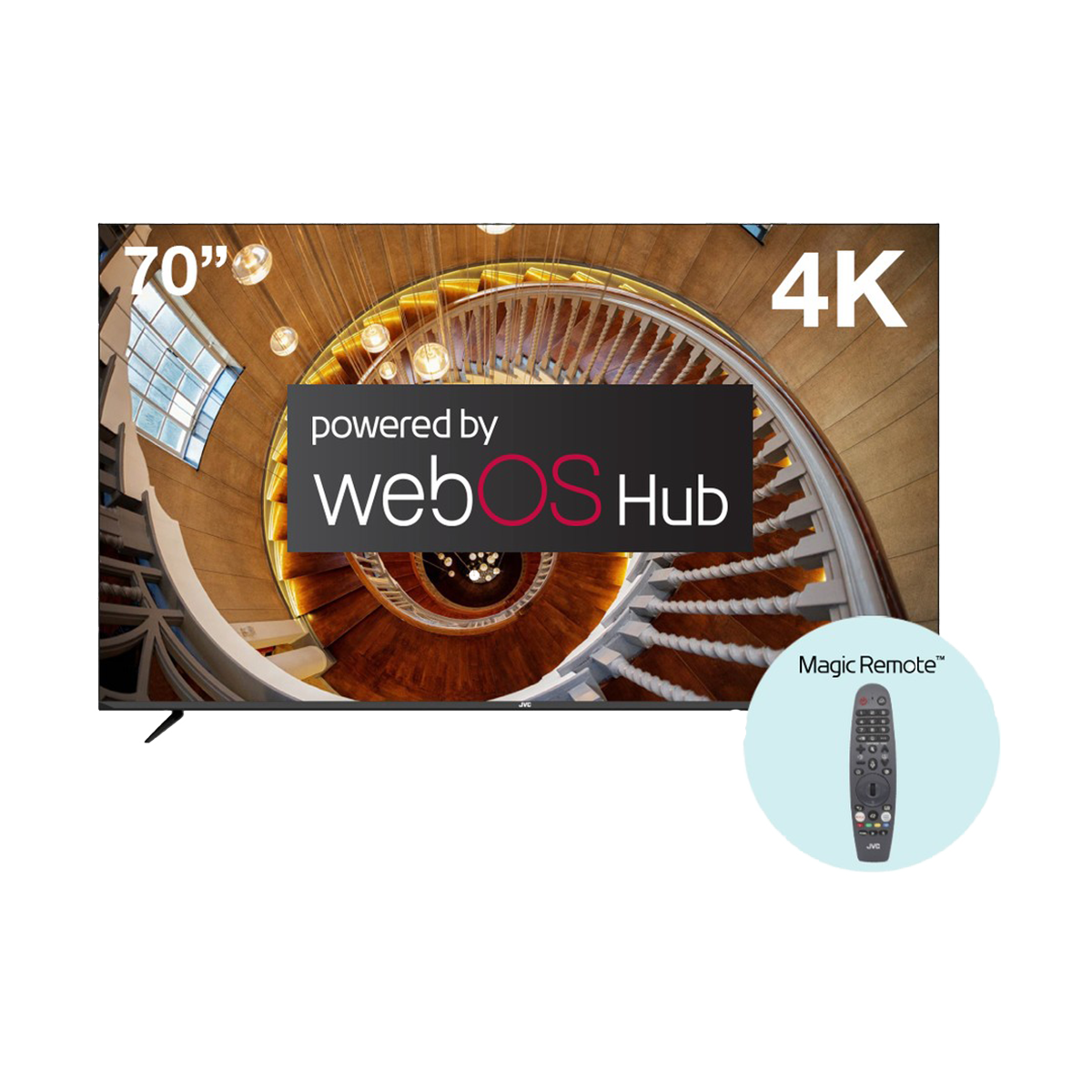 JVC 70” 4K webOS Hub TV with Magic Remote LT-70N7145A