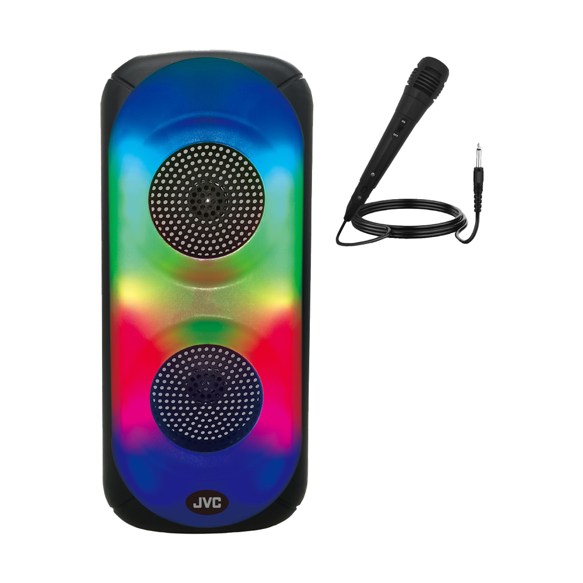 JVC Party Speaker with Lightshow - Black XS-N1133PBA
