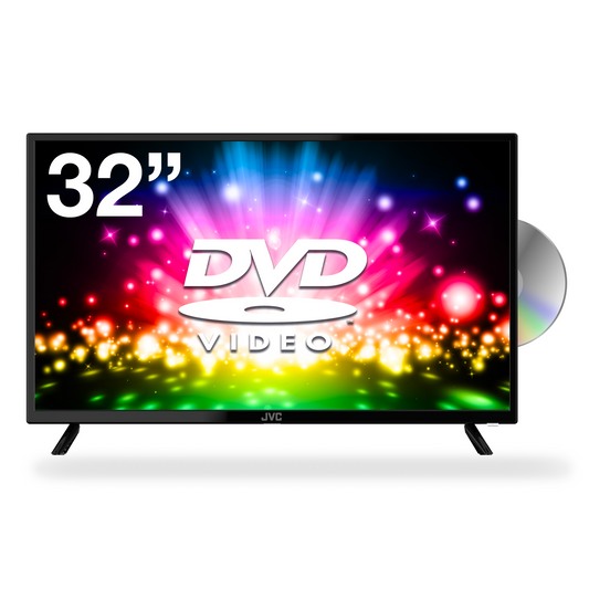 32” HD LED TV with Built-In DVD Player & USB PVR Recording