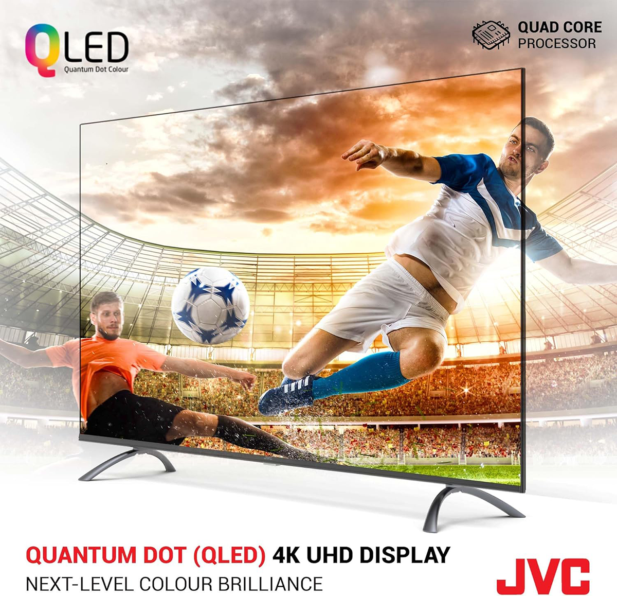 JVC 50 Inch Smart TV | 4K UHD Android TV with QLED AV-HQ507115A11
