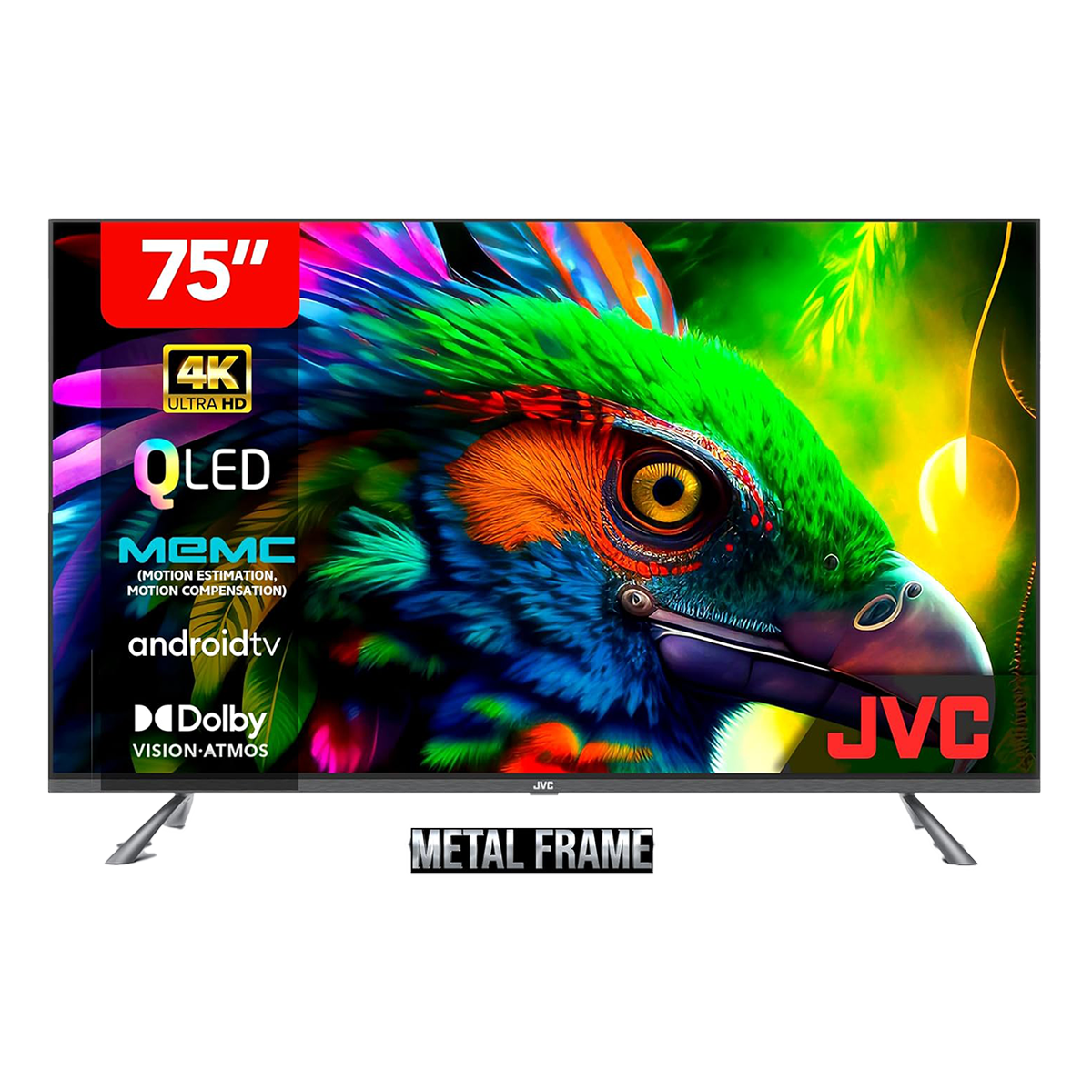JVC 75 inch UHD 4K QLED Android TV AV-JQ757115A