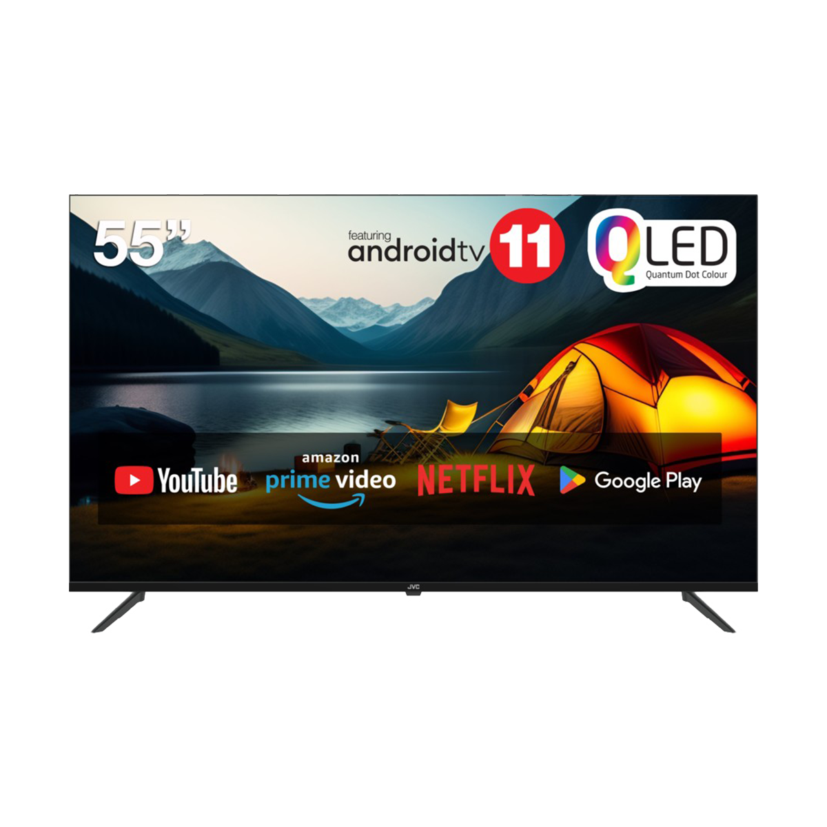 JVC 55" 4K Ultra HD QLED Metal Frame Edgeless Android TV - LT-55NQ7145A LT-55NQ7145A